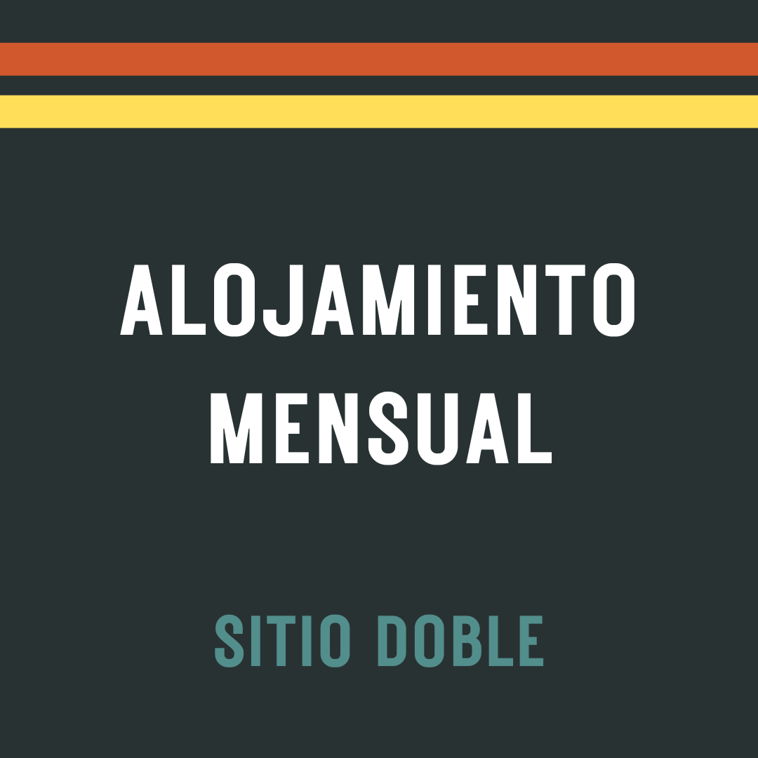 Alojamiento mensual sitio doble