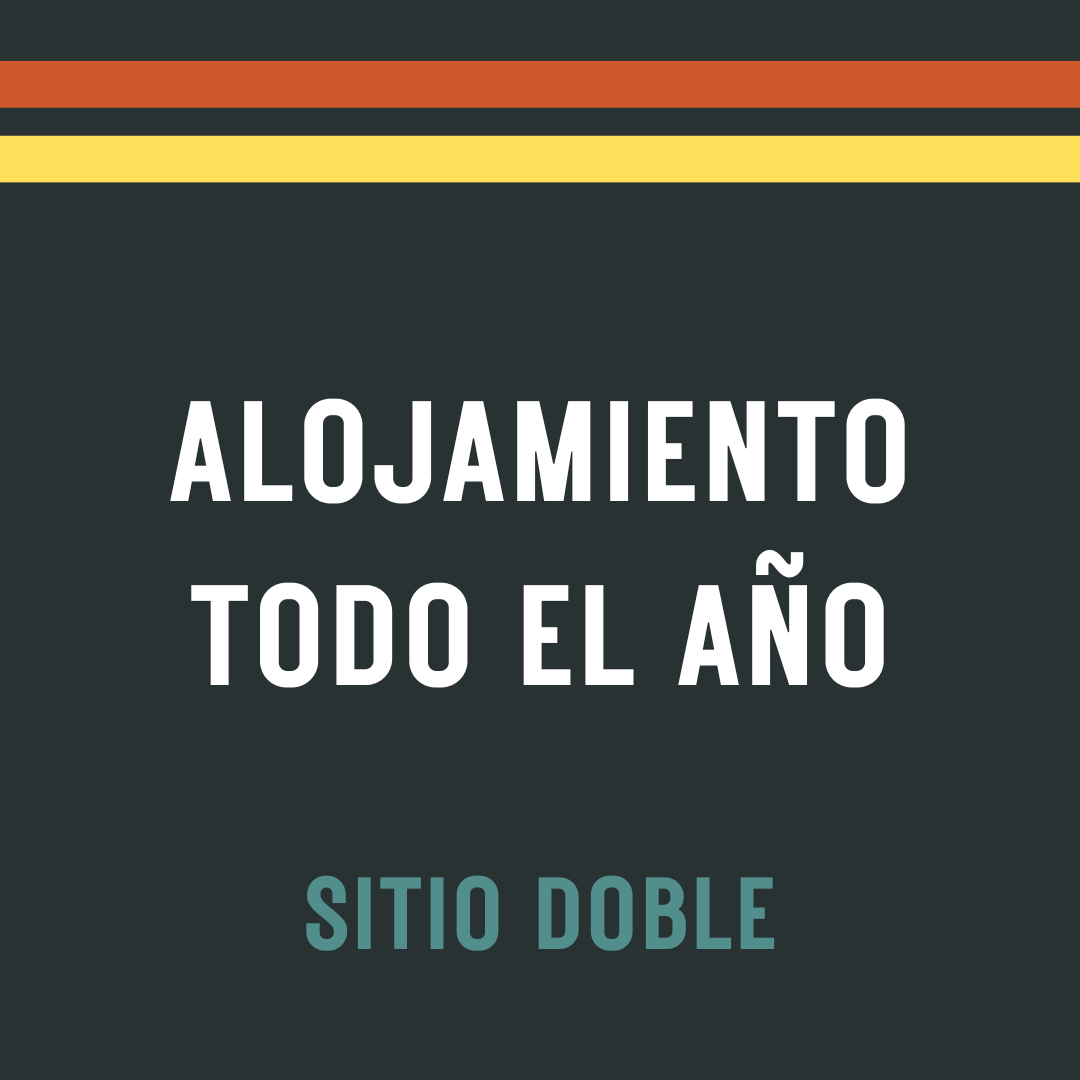 Alojamiento anual sitio doble