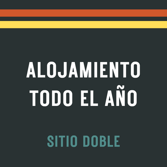 Alojamiento anual sitio doble