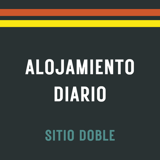 Alojamiento diario sitio doble